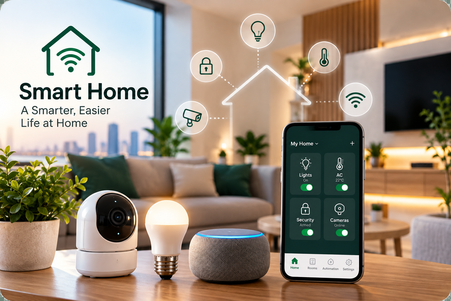 Smart home products UAE for a connected and secure home
