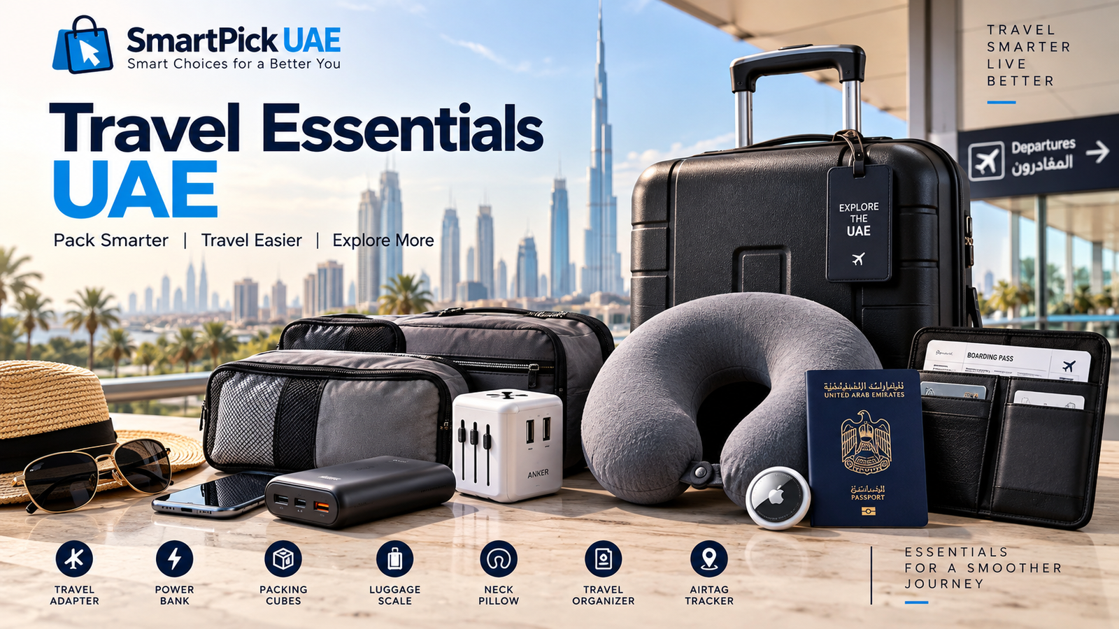 Best Travel Essentials UAE: 7 Smart Picks for Easier Trips